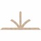 Ekena Millwork Richland Smooth Timber Gable Bracket, Douglas Fir, 108"W x 49"H x 3 1/2"D x 5 1/2"F, 11/12 Pitch GBW108X49X0406RIC00SDF - alternate 1
